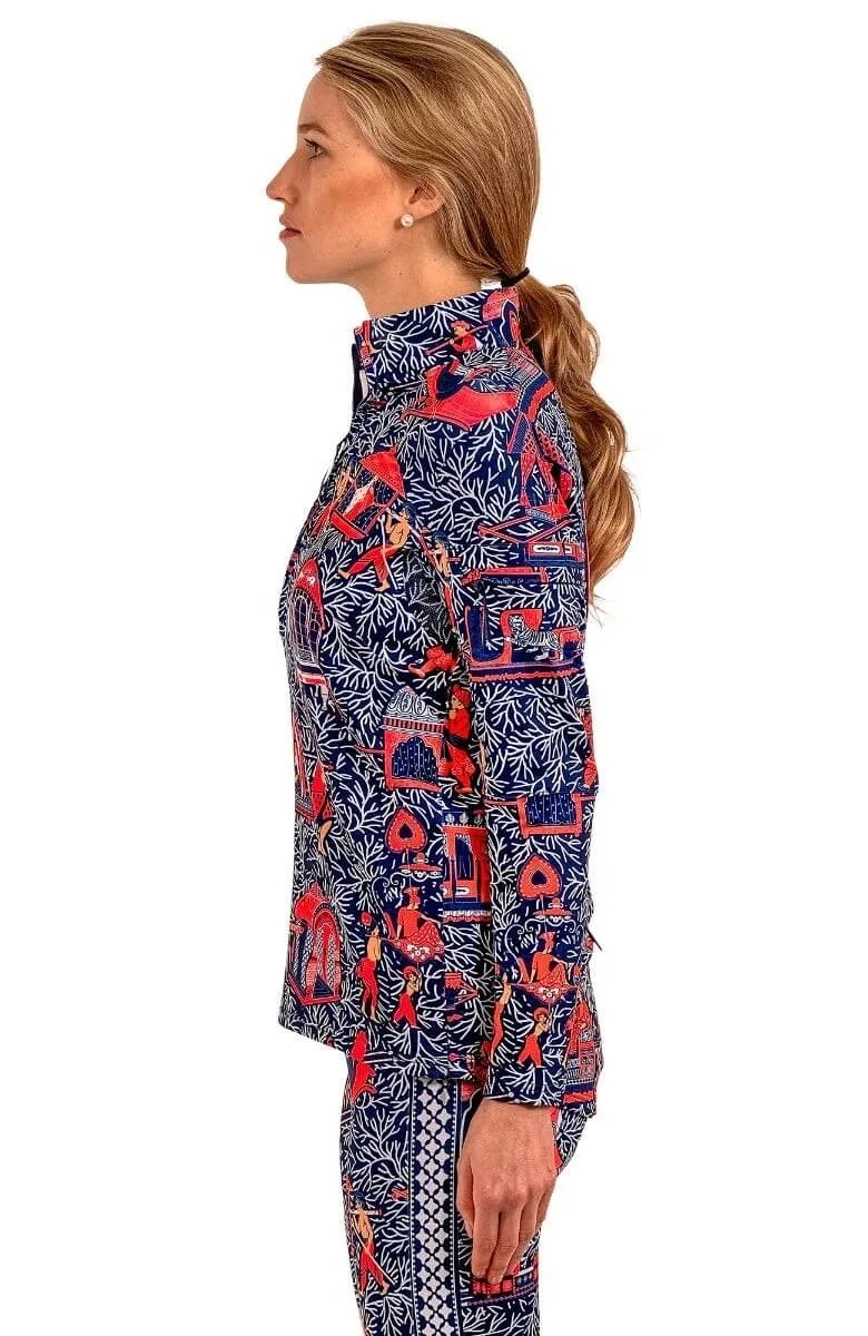Half-Zip Pullover - Palanquin Party social standout