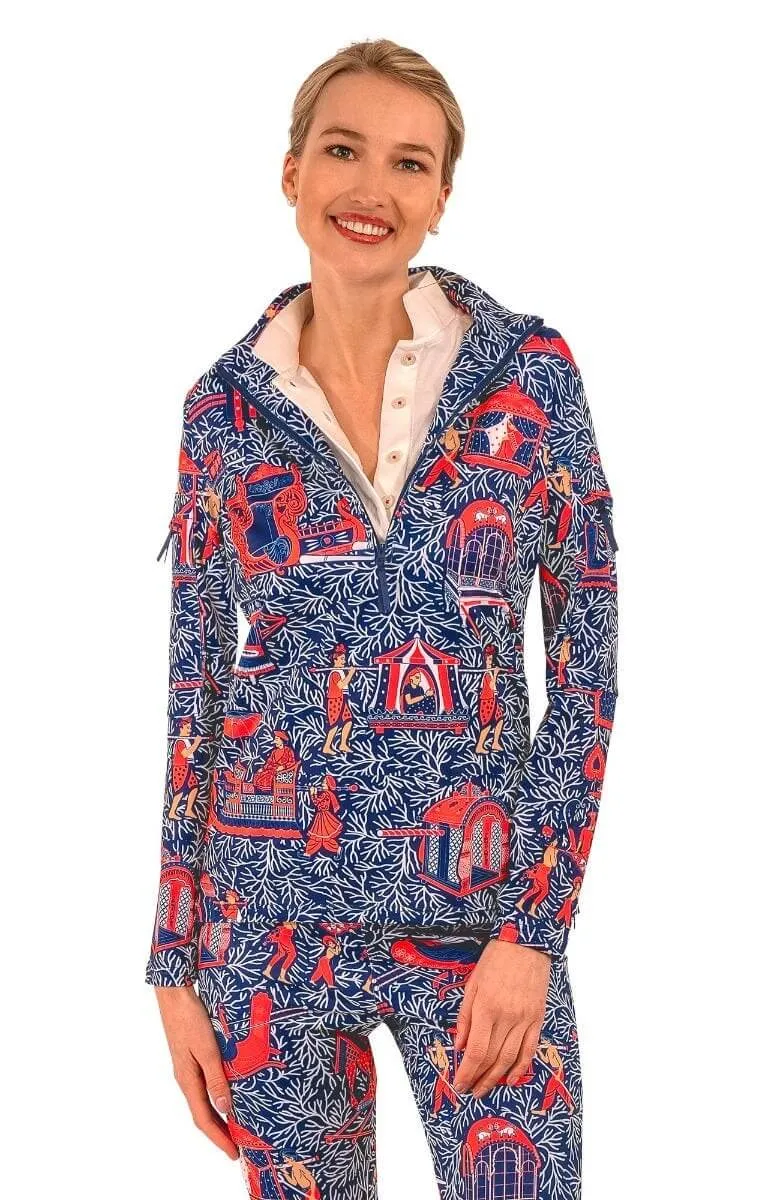 Half-Zip Pullover - Palanquin Party social standout