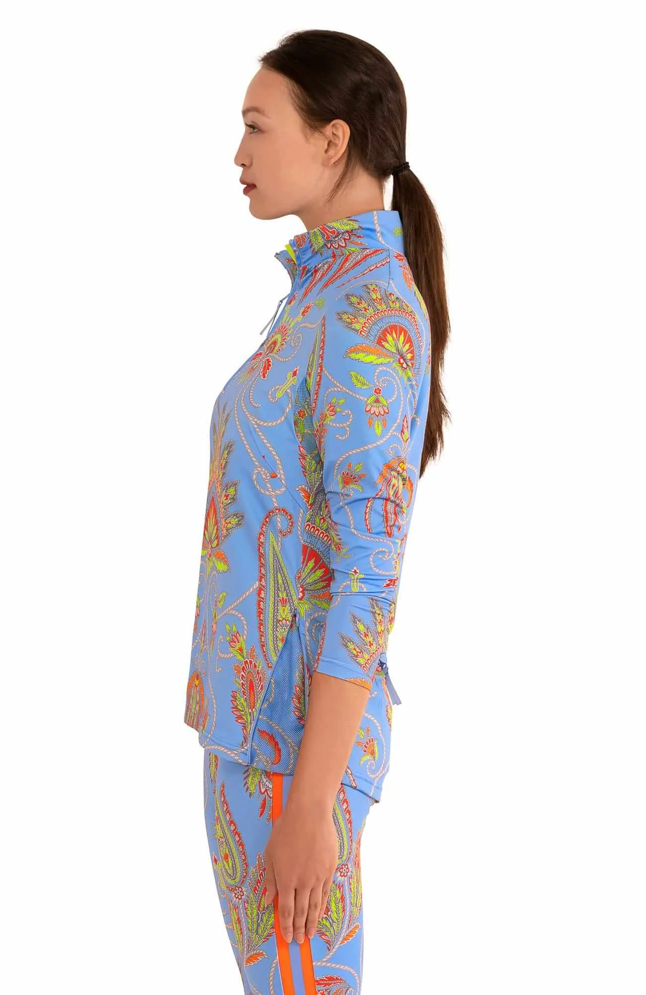 Half-Zip Pullover - Plume cycling wind-resistant