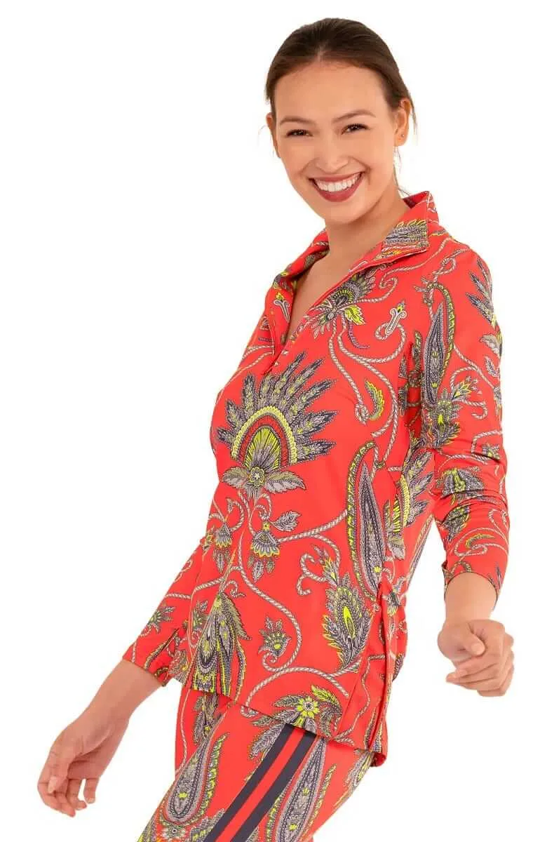 Half-Zip Pullover - Plume cycling wind-resistant