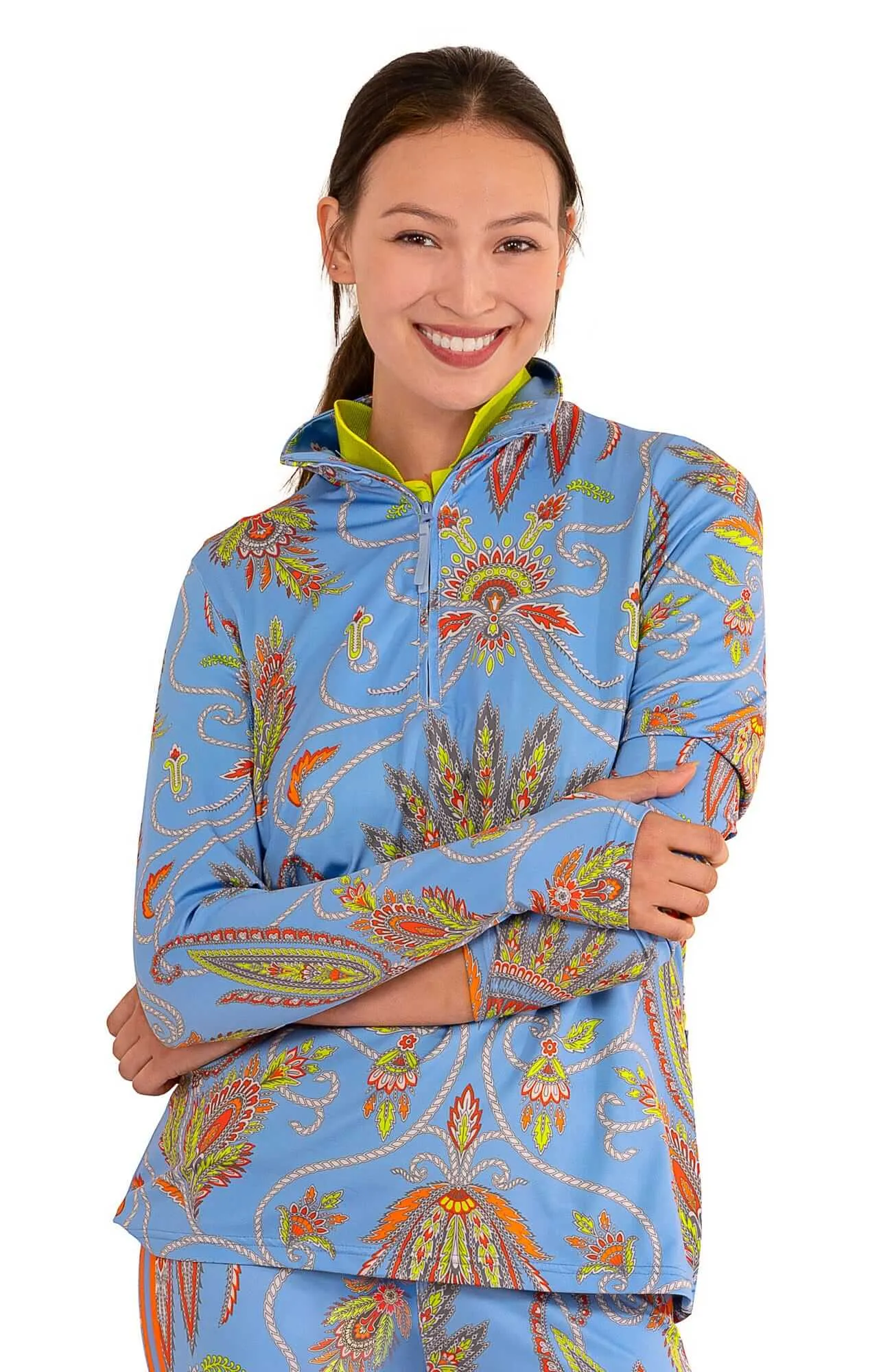 Half-Zip Pullover - Plume cycling wind-resistant