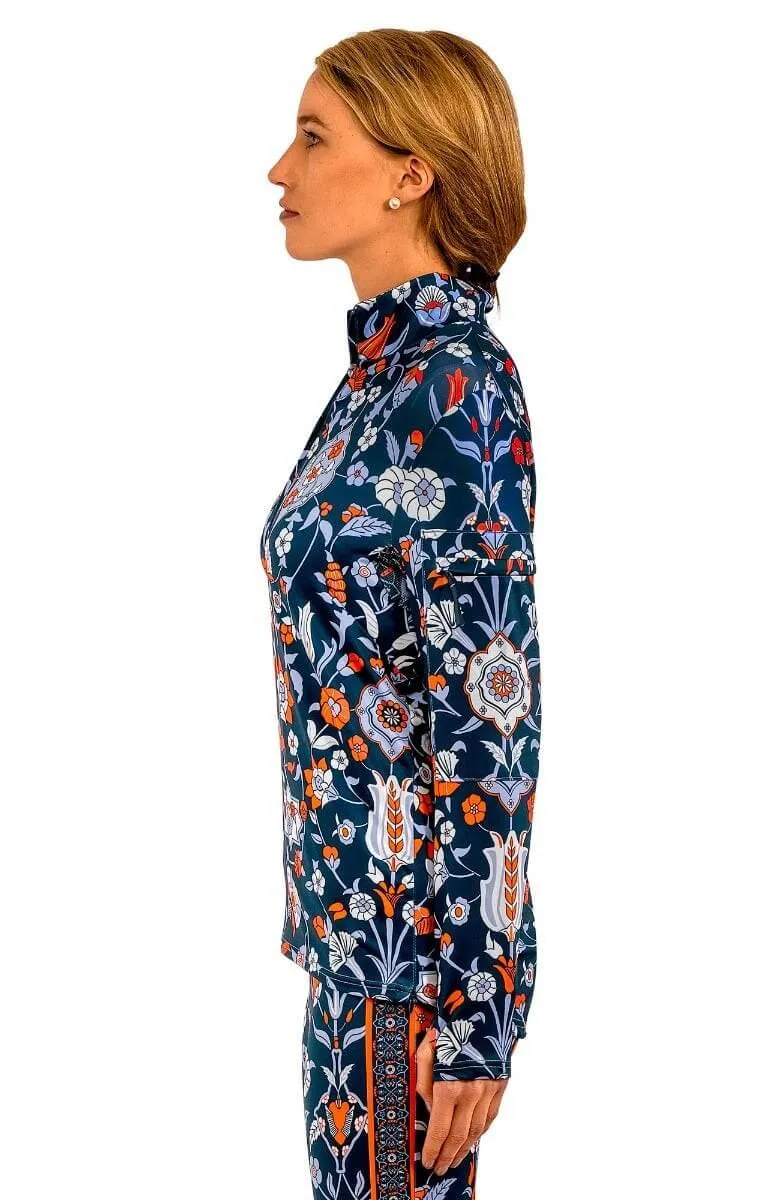 Half-Zip Pullover - Topkapi soft shape