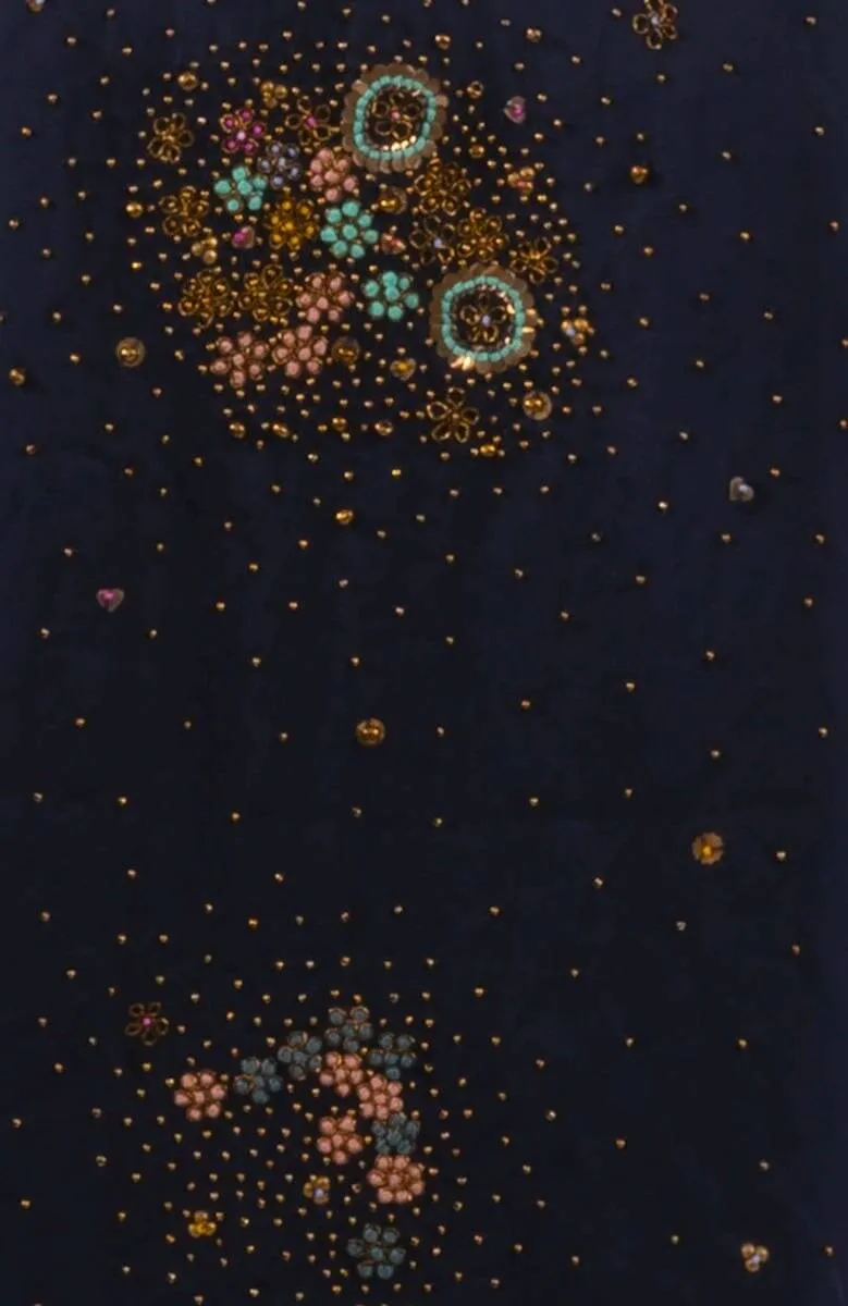 Hand Beaded/Embroidered Constellation Coat - La Di Da rain ready