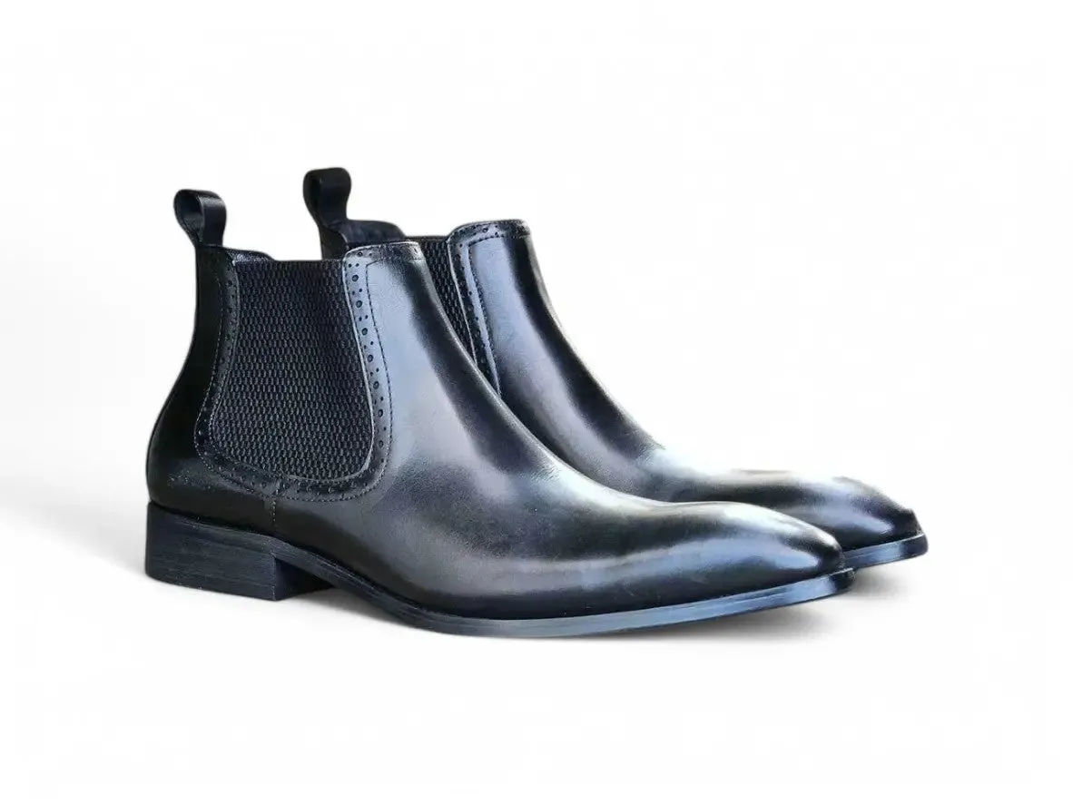 Hand Burnished Chelsea Boots chill safe