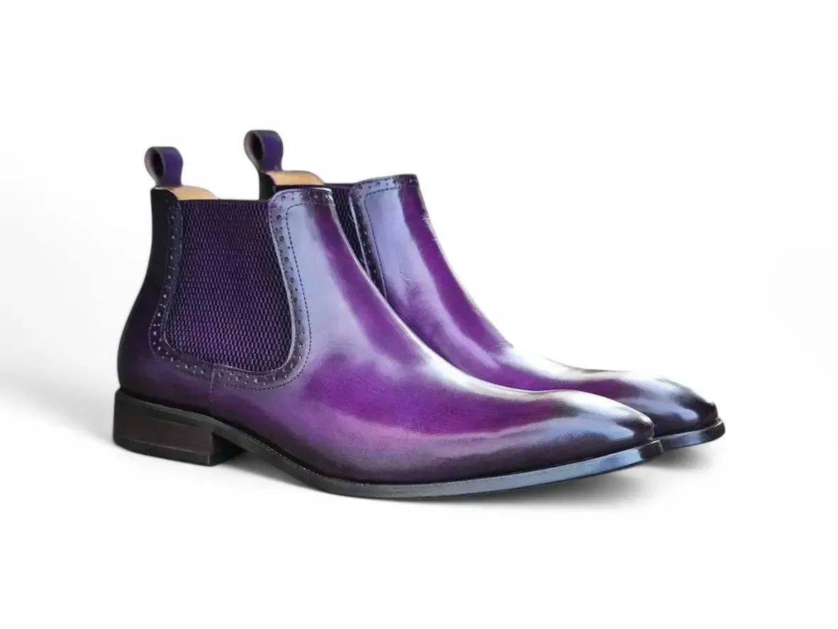 Hand Burnished Chelsea Boots chill safe