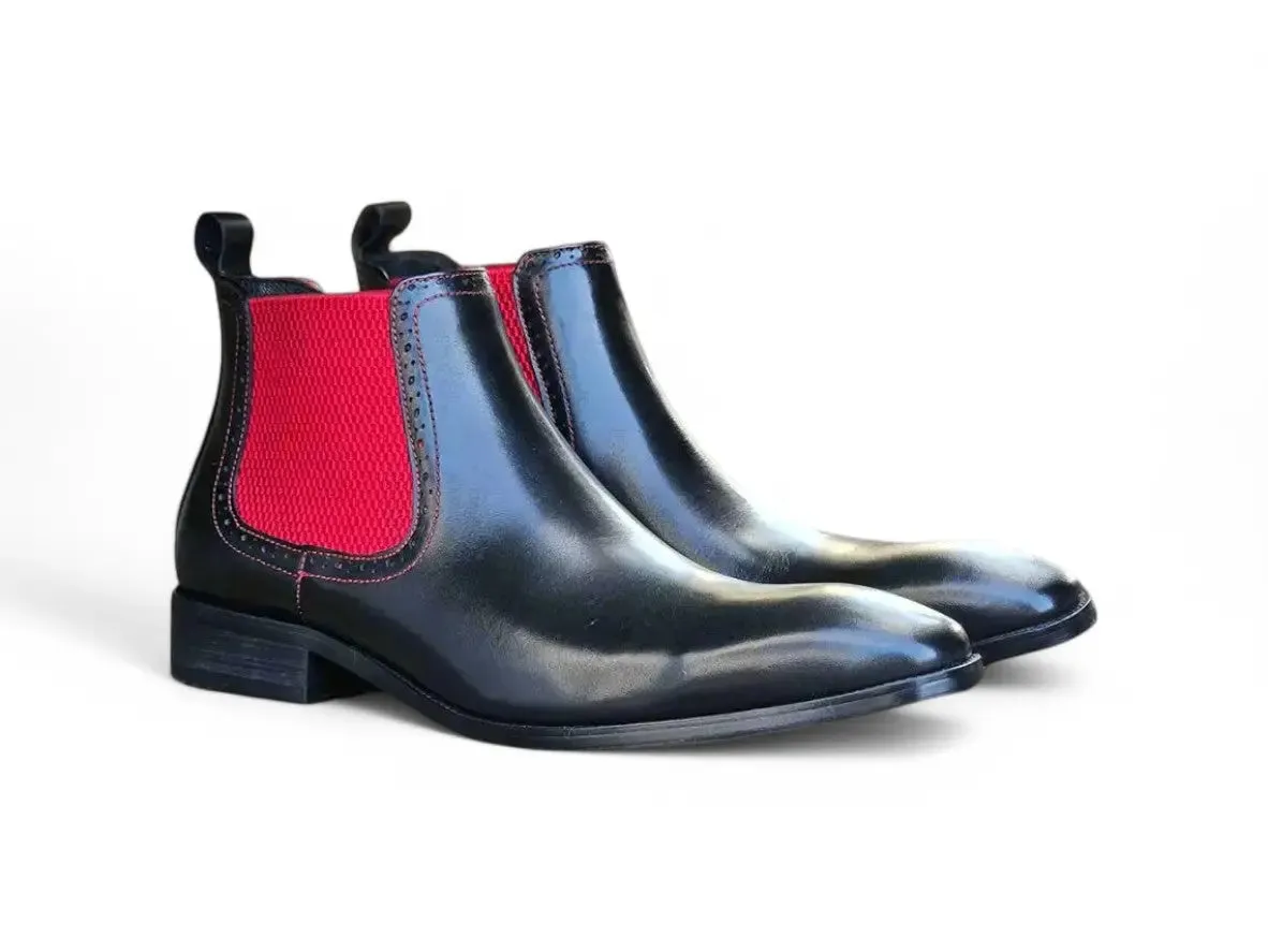 Hand Burnished Chelsea Boots chill safe