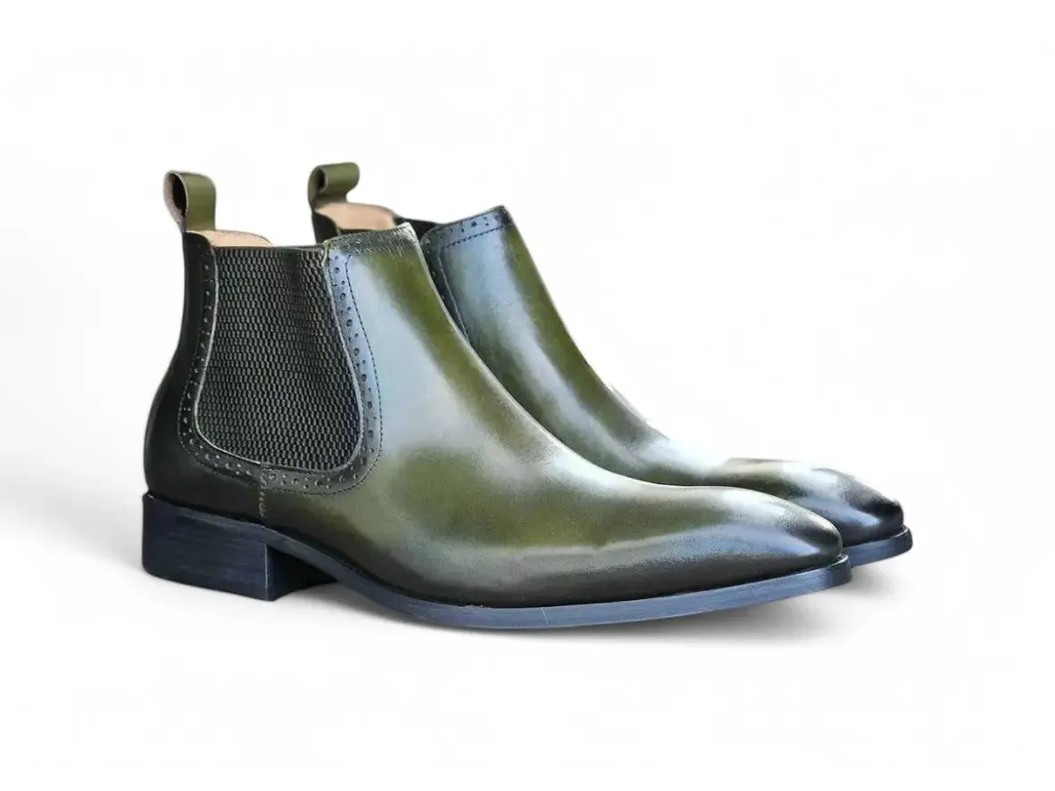 Hand Burnished Chelsea Boots chill safe