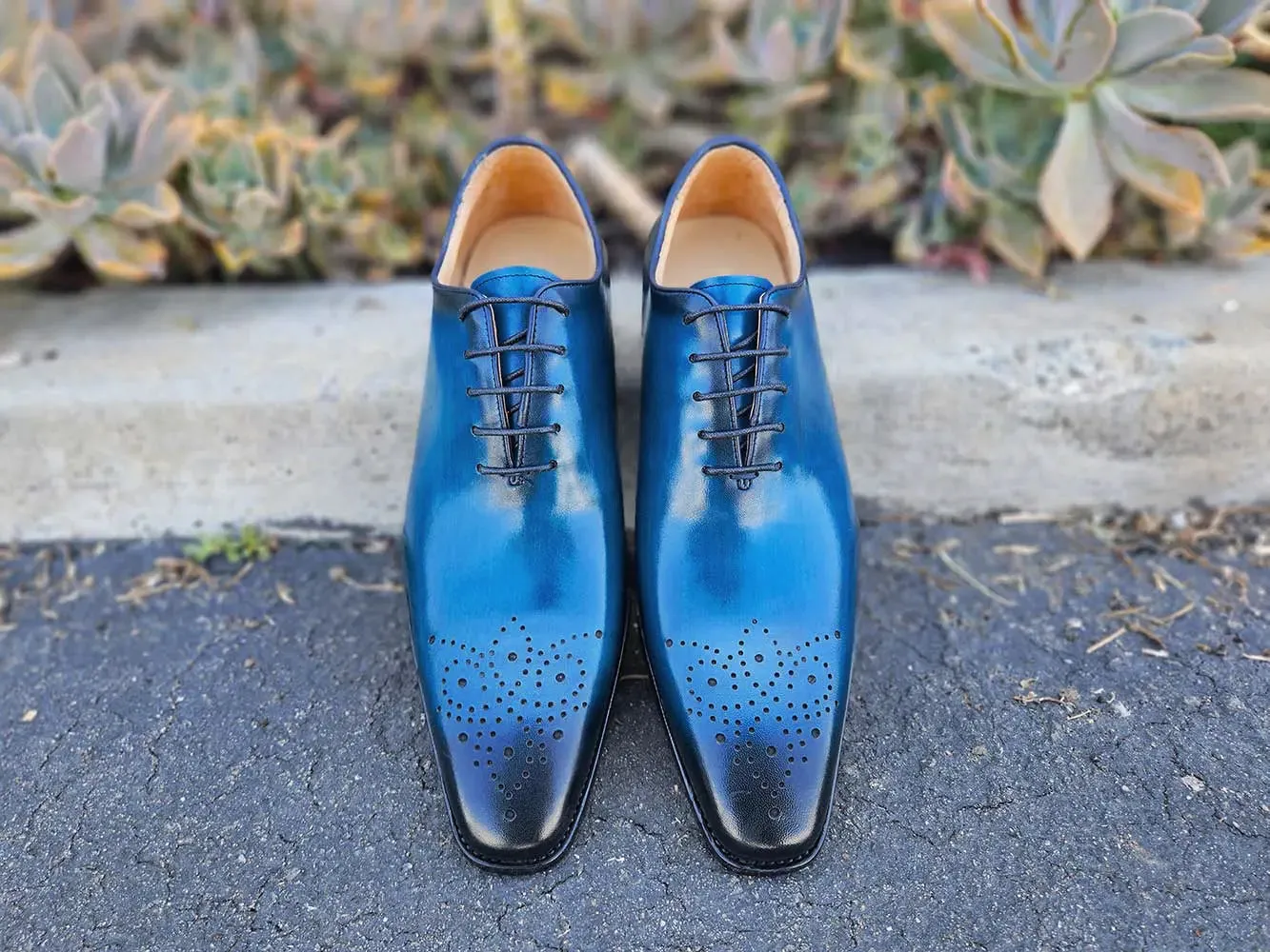 Hand Burnished Wholecut Calf Oxford modern classic
