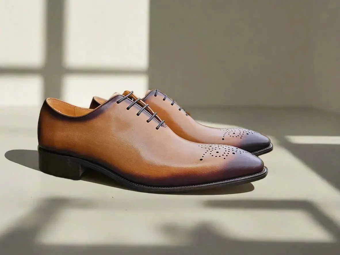 Hand Burnished Wholecut Calf Oxford modern classic