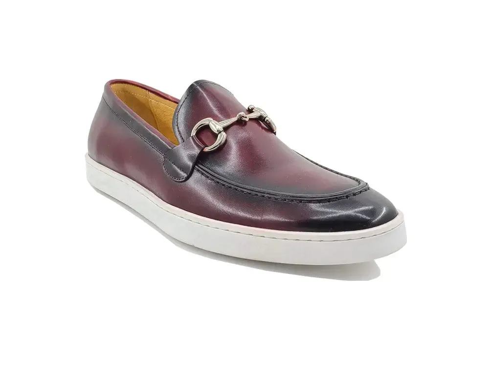 Horse Bit Fashion Leather Sneaker Loafer mood match
