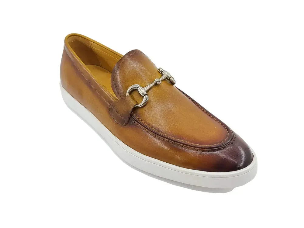 Horse Bit Fashion Leather Sneaker Loafer mood match