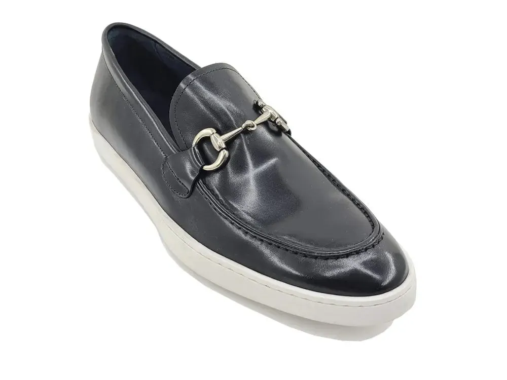 Horse Bit Fashion Leather Sneaker Loafer mood match