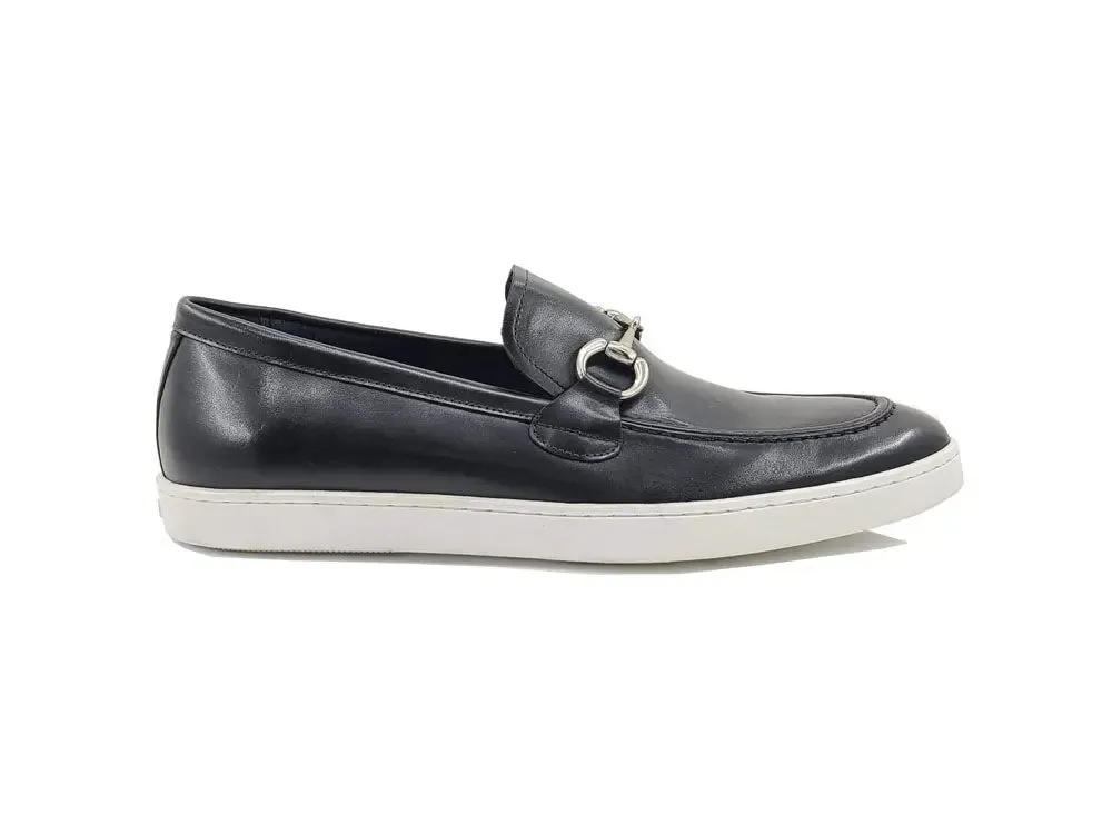 Horse Bit Fashion Leather Sneaker Loafer mood match