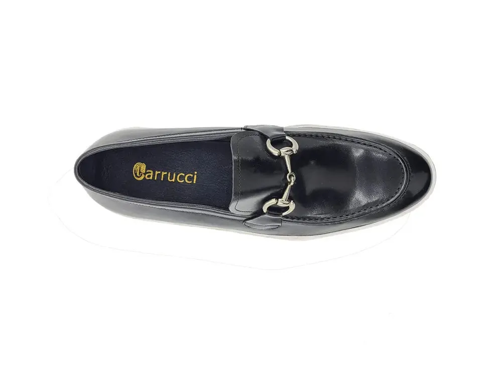 Horse Bit Fashion Leather Sneaker Loafer mood match
