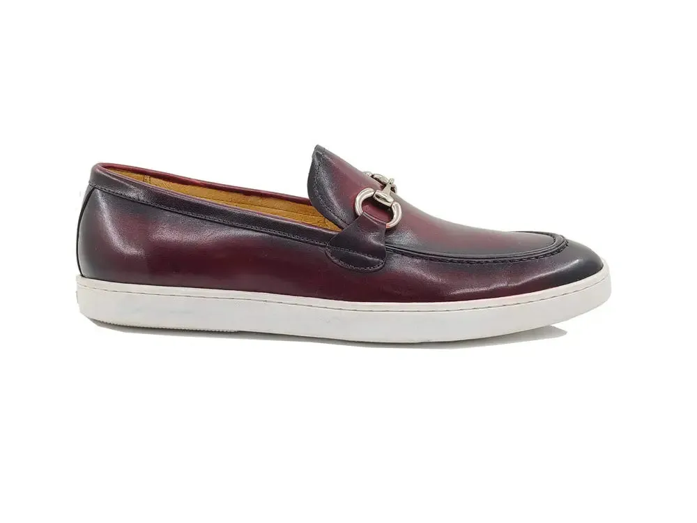 Horse Bit Fashion Leather Sneaker Loafer mood match