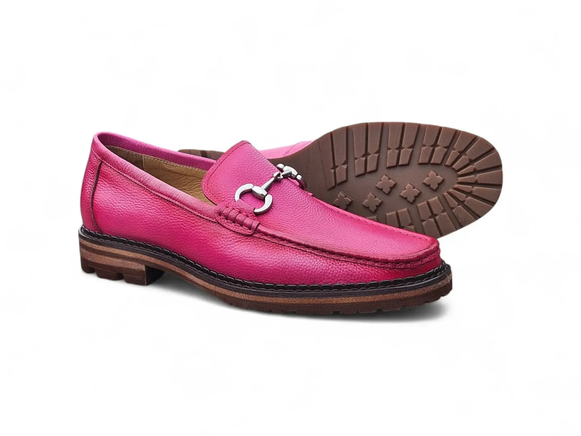 Horsebit Loafer Lug Sole shape calm