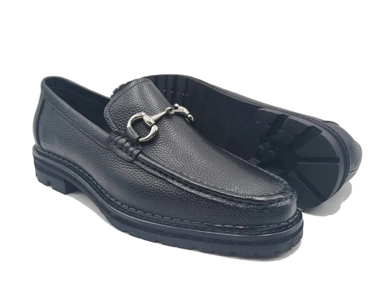 Horsebit Loafer Lug Sole shape calm