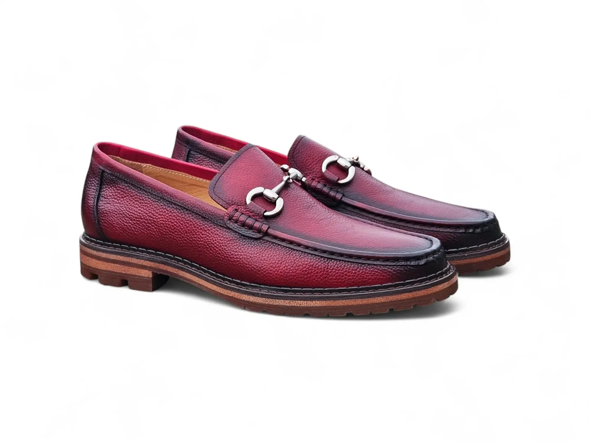 Horsebit Loafer Lug Sole shape calm