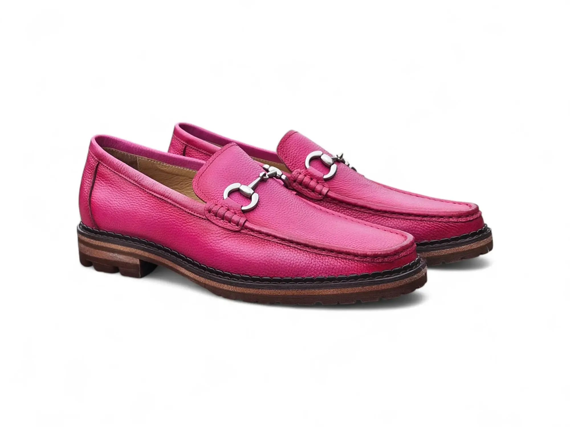 Horsebit Loafer Lug Sole shape calm