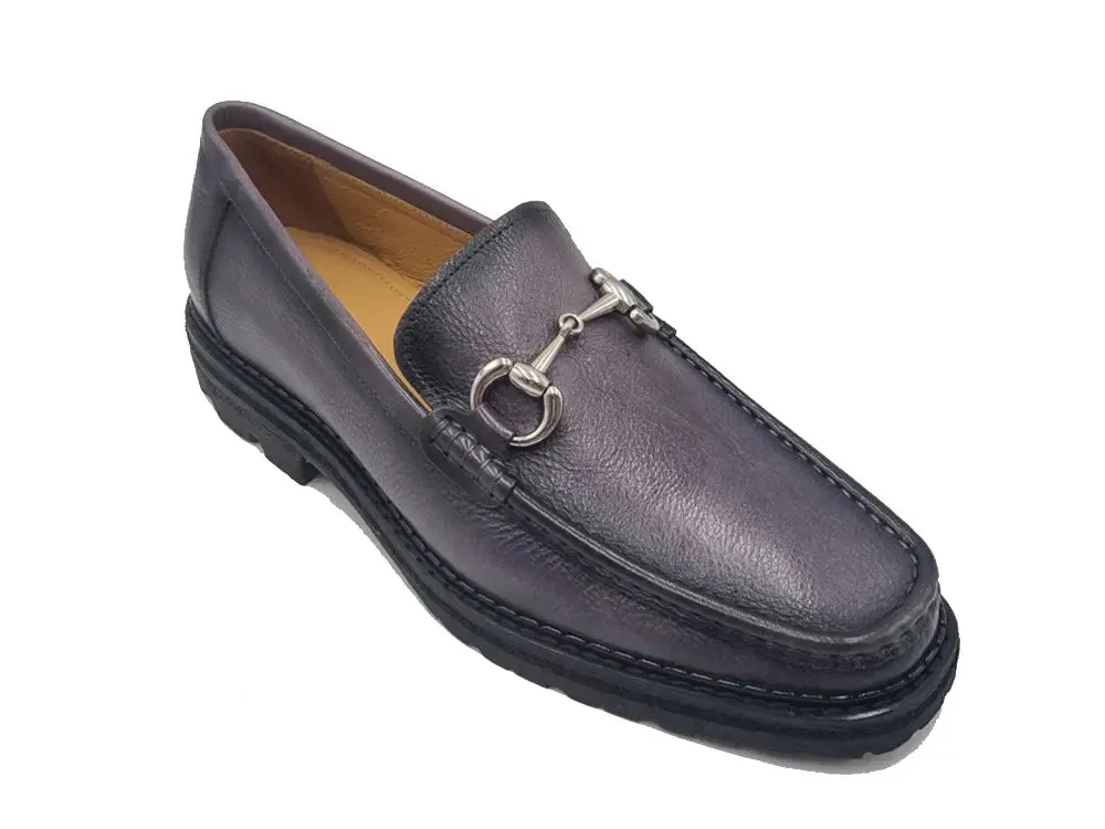 Horsebit Loafer Lug Sole shape calm