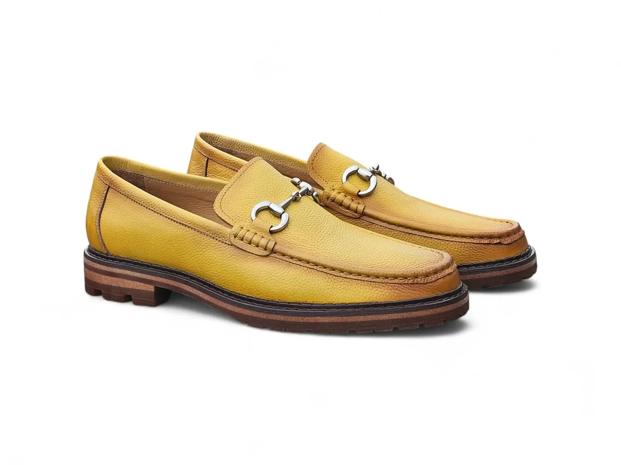 Horsebit Loafer Lug Sole shape calm