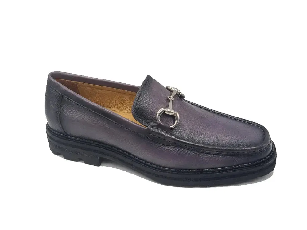 Horsebit Loafer Lug Sole shape calm