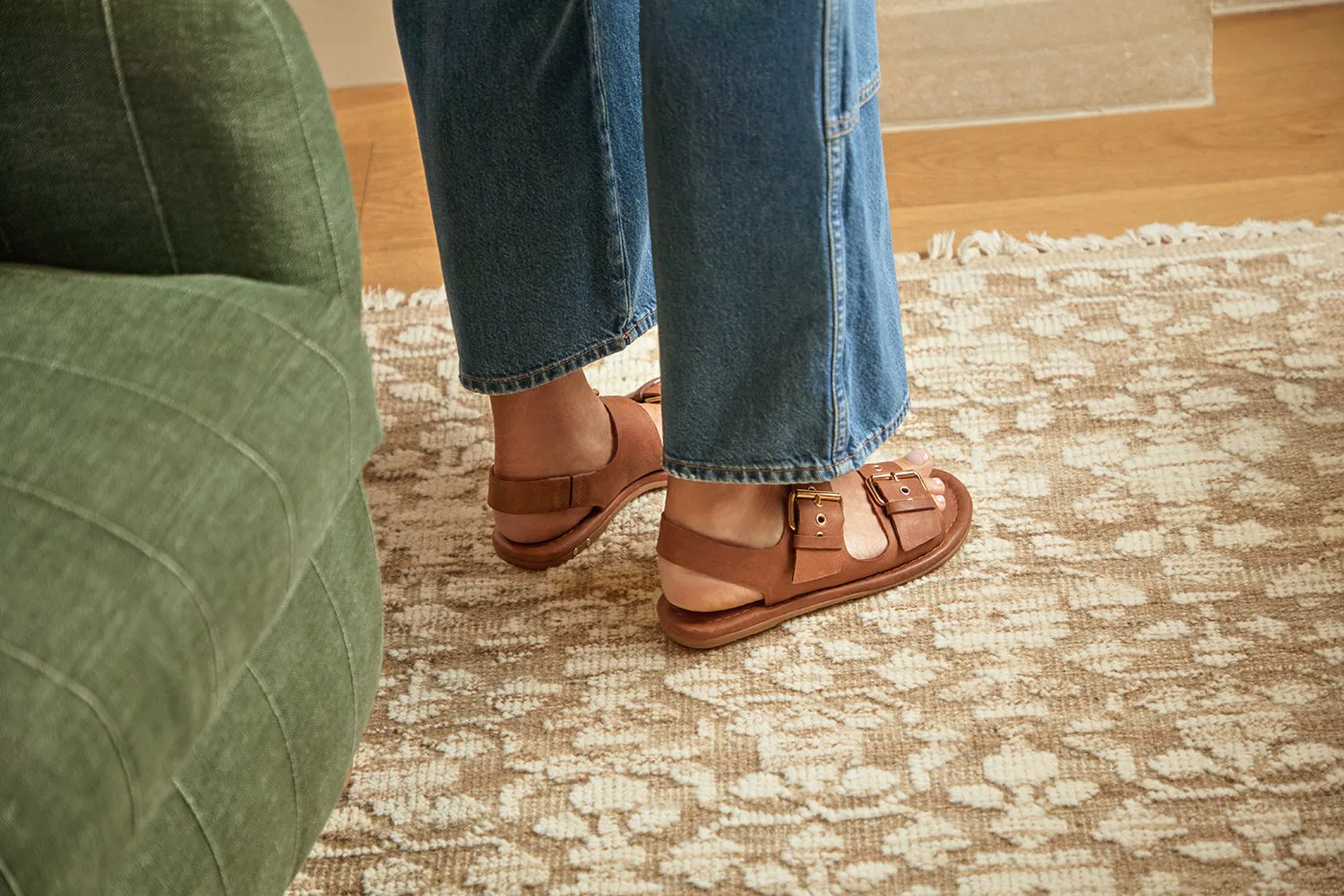 HUET - Cognac barefoot feel