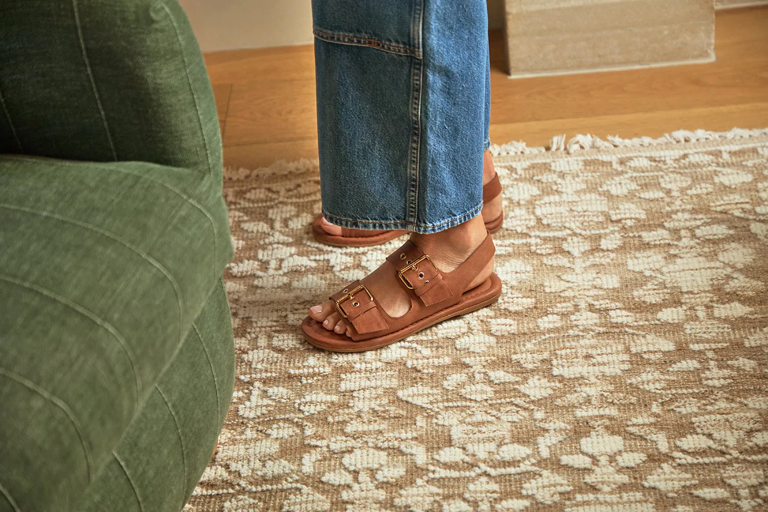 HUET - Cognac barefoot feel