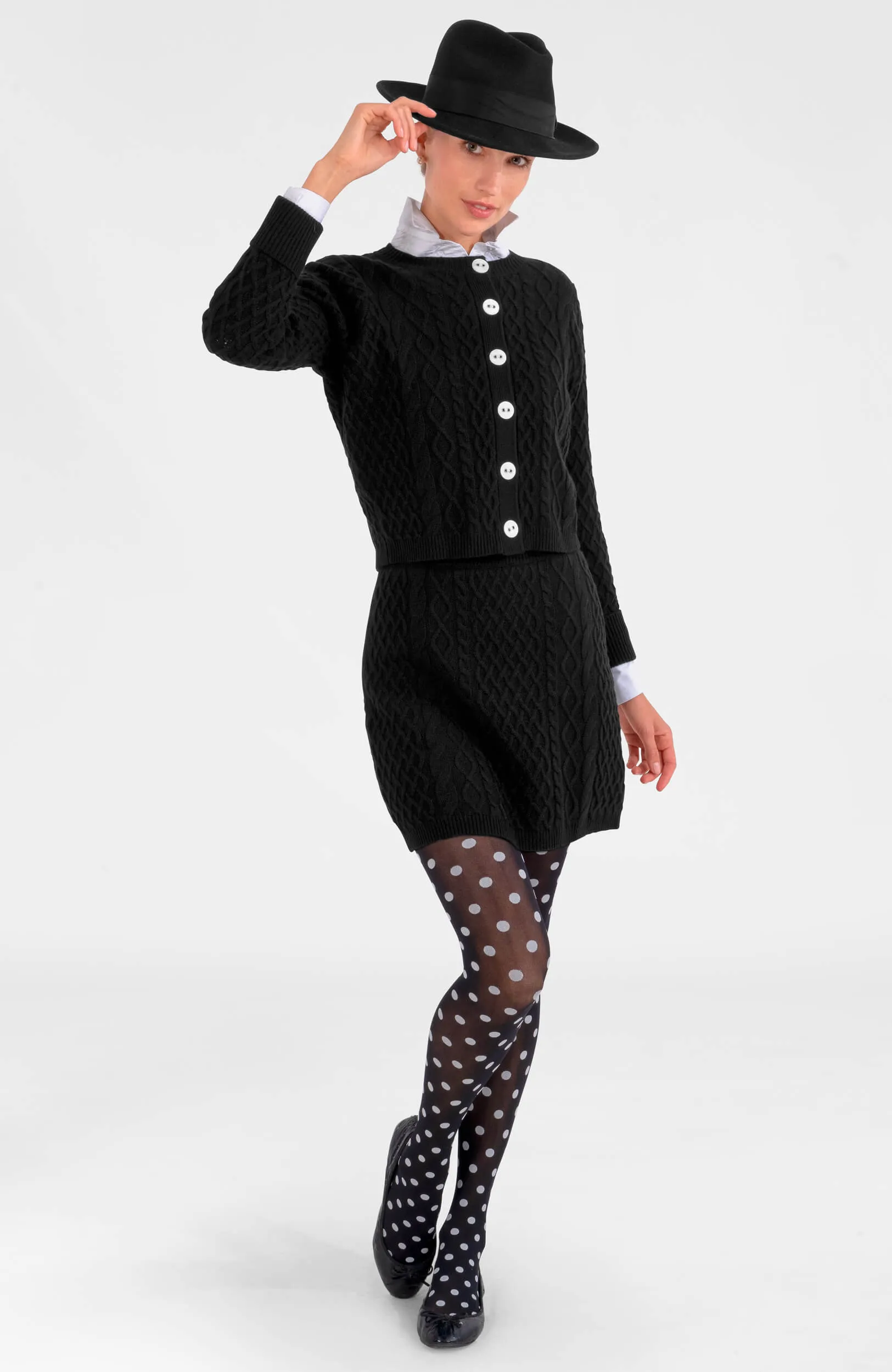 Irish Knit Skirt breathable pants