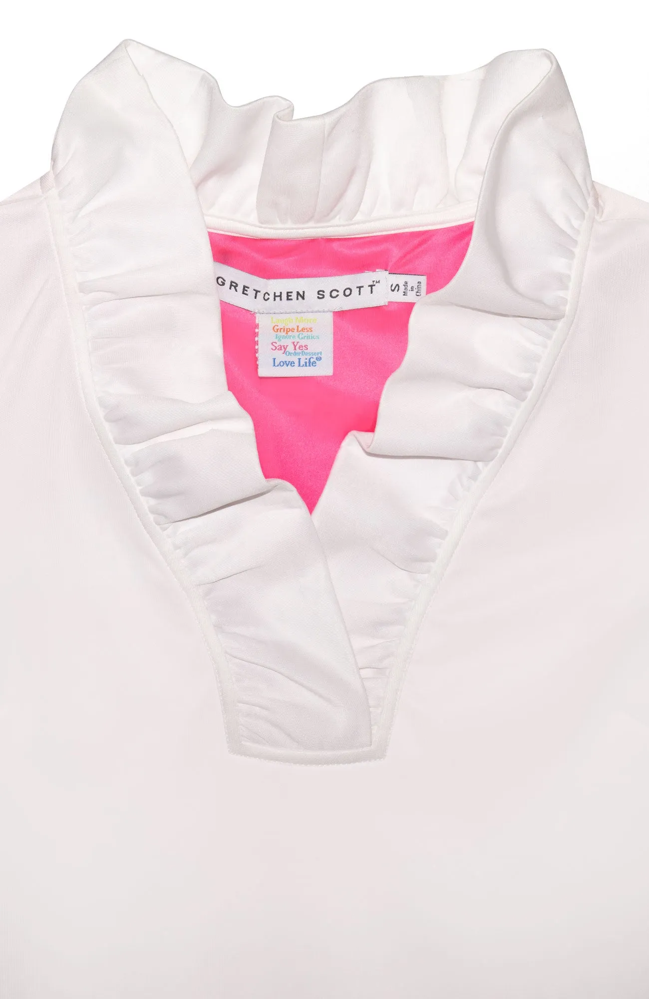 Jersey Ruffneck 3/4 Sleeve Top - Solid parent-child coord
