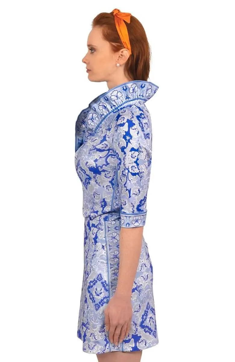 Jersey Ruffneck Top - Watteau custom engraving