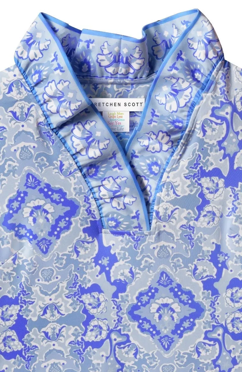 Jersey Ruffneck Top - Watteau custom engraving