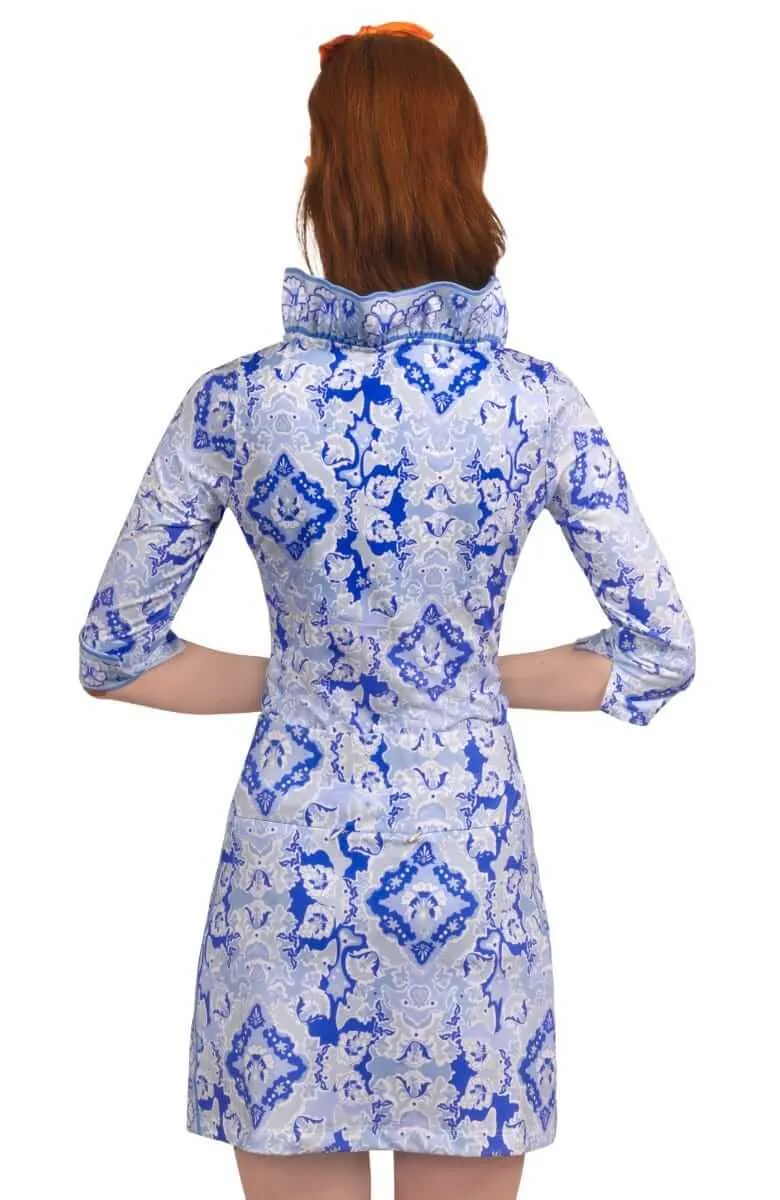 Jersey Ruffneck Top - Watteau custom engraving