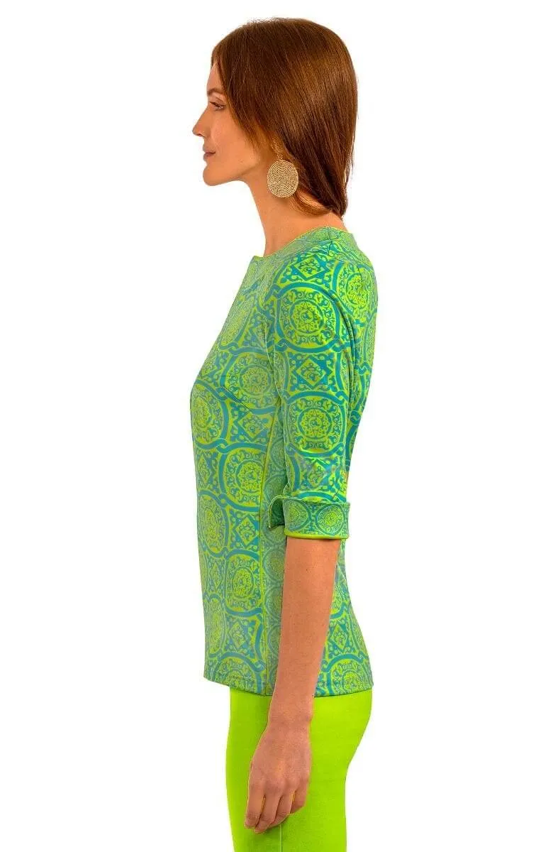Jersey Split Neck Tunic - Sultan's Dining Room bff set