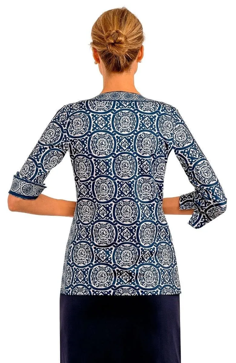 Jersey Split Neck Tunic - Sultan's Dining Room bff set