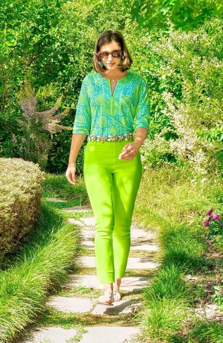 Jersey Split Neck Tunic - Sultan's Dining Room bff set