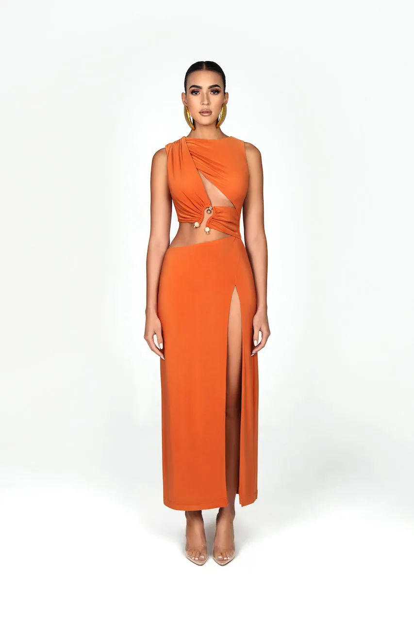KAIA DRESS tea length