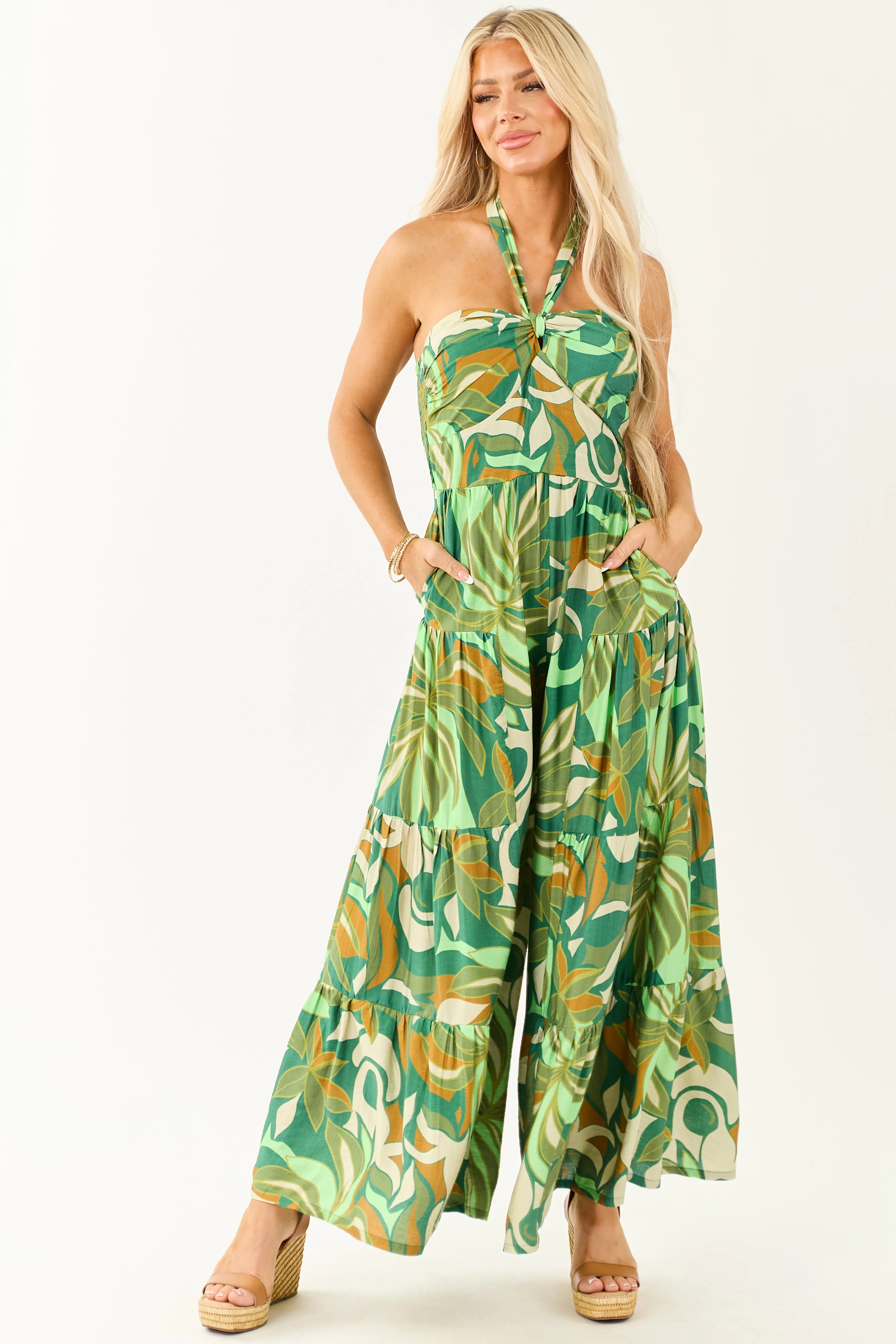 7/3/2025,ALL_PRODUCTS,back-in-stock:true,filter-color:Green,filter-neckline:Halter,filter-pattern:Floral,filter-season:Summer,filter-sleeve:Sleeveless,gpc:Dresses,pc:Rompers_Jumpsuits,Reg-Price