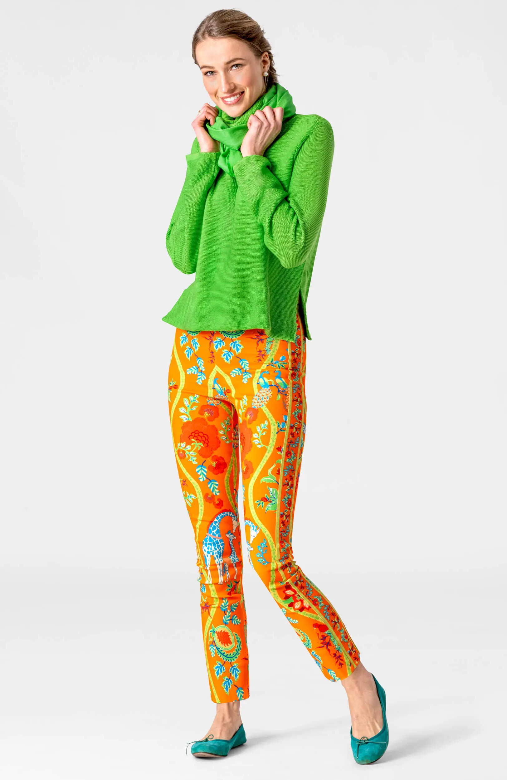 Knit Knit Turtleneck Sweater slimming design