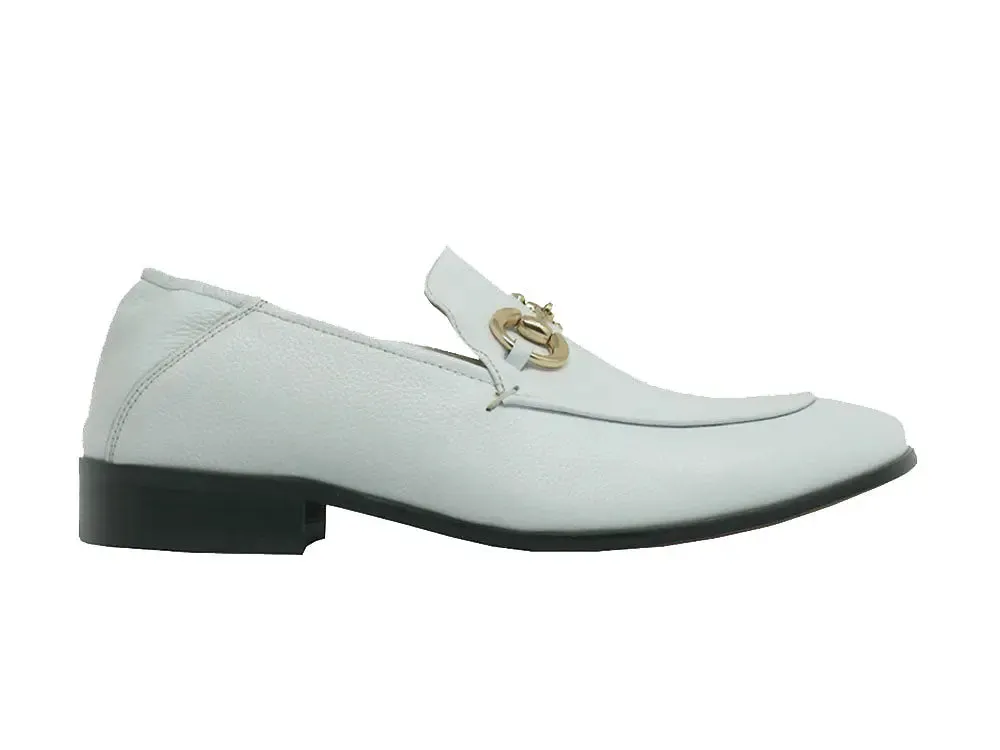 KS525-305 Soft Leather Casual Buckle Loafer/Mule street smart