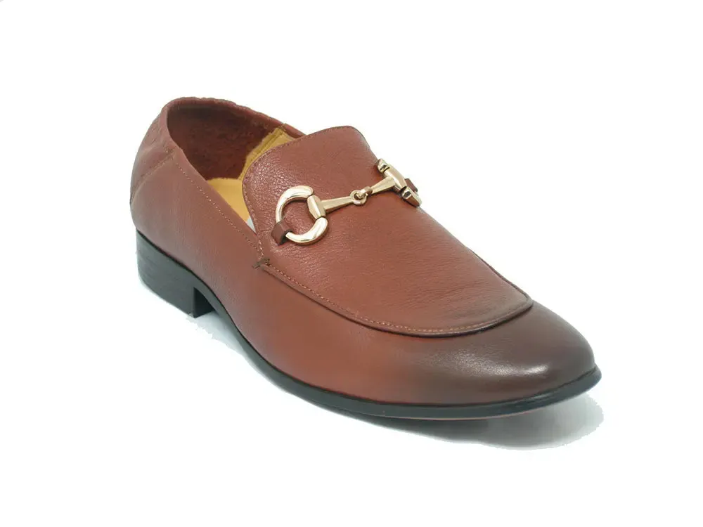 KS525-305 Soft Leather Casual Buckle Loafer/Mule street smart