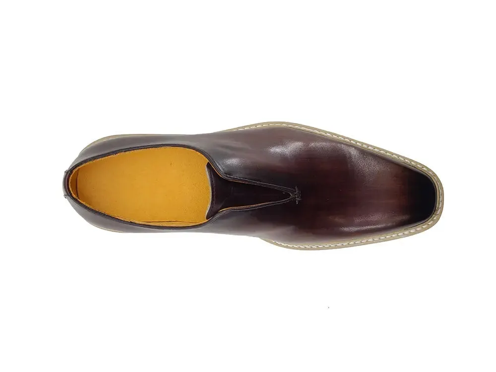Laceless Loafer with Contrast color lightweight sole mood wear