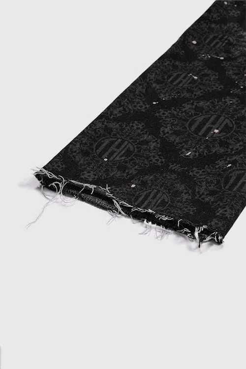 Laser Etched Painter Baggy Denim Jeans wear voice