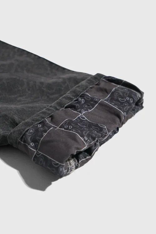 Laser Etched Pattern Denim Comfortable Jeans street vibe