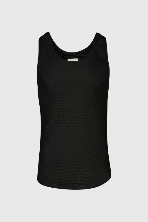 color-black,Men,product:Lavender Mesh Ganzie String Vest,removecolor,Technical Vest,Tees,THC,Utility Vest