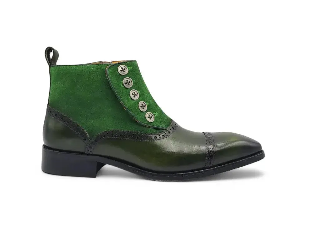 Leather & Suede Slip-On Boot hike zone