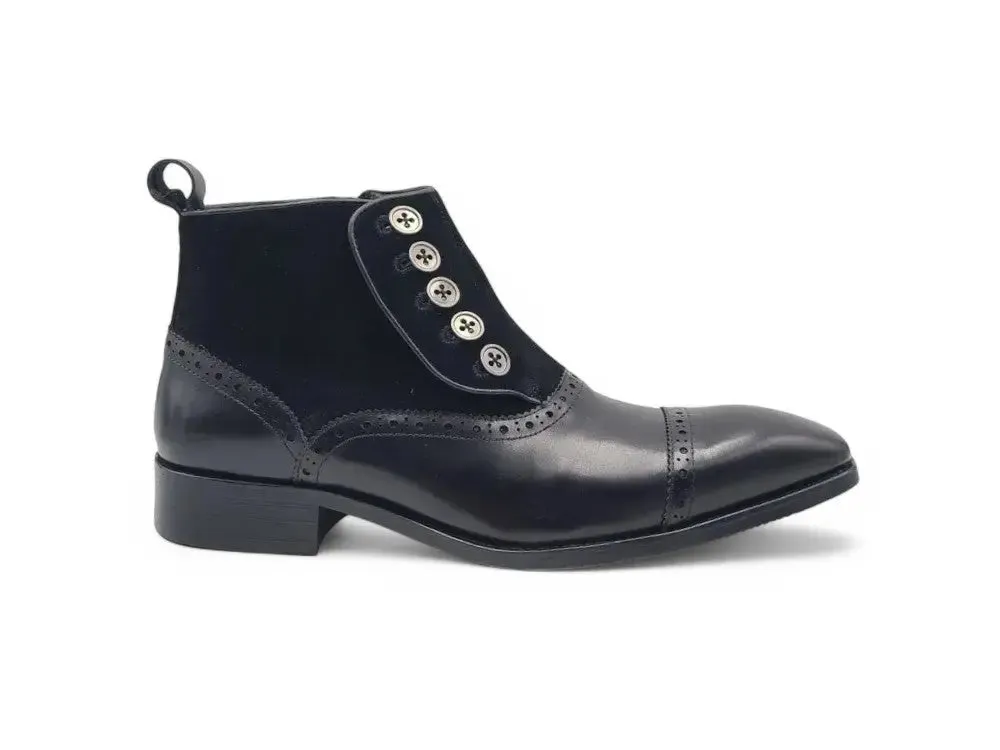 Leather & Suede Slip-On Boot hike zone