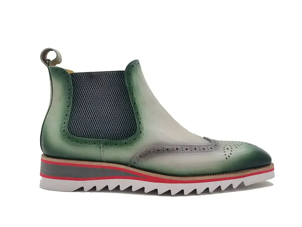 Leather Chelsea Boot With Lightweight Sole dawn run