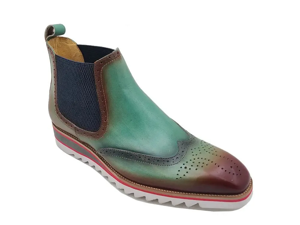 Leather Chelsea Boot With Lightweight Sole dawn run