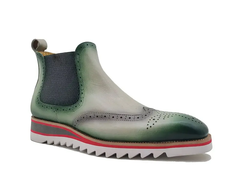 Leather Chelsea Boot With Lightweight Sole dawn run